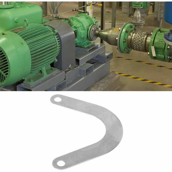 10-pakning U-formet metallventilplate Metall luftkompressorbeslag