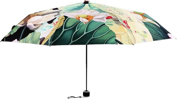 Fällbart Premium Paraply Design Kreativ Konst 3D-utskrift Anti-UV