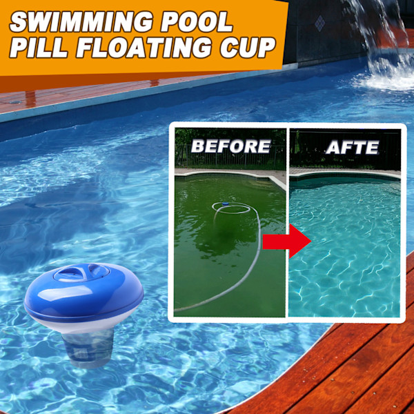 1 stk. Swimmingpool Dispenser Flydende Effervescent Tabletter