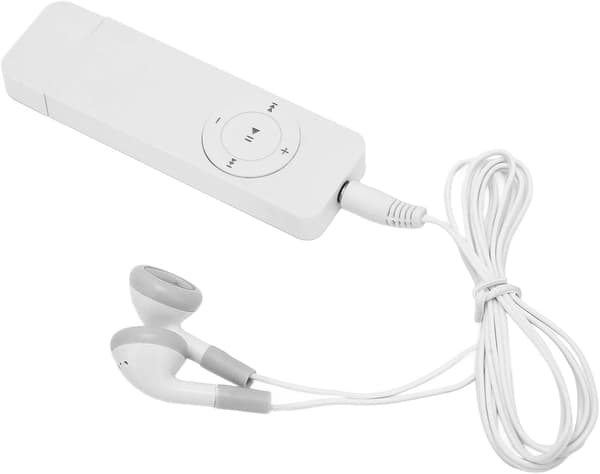 (Hvid) MP3-afspiller, Student USB MP3-afspiller Børne MP3-afspiller