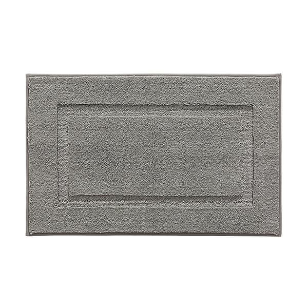 Bomullsbadmattesett - Badmatte - Maskinvaskbar (50*80cm) (Grå)