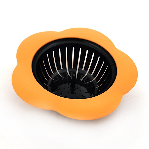 Sæt med 4 plastik afløbsfiltre til rengøring af vaskeafløb.