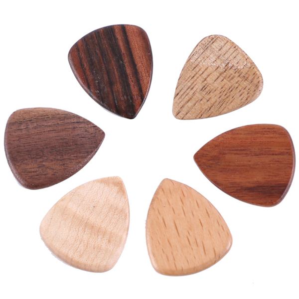 2 st Guitar Picks, Buffelhorn Plectrum för Akustisk Elektrisk