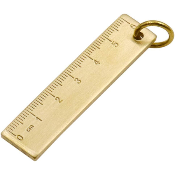 1 stycke 6 cm liten kopparråd, 3 mm tjock mässingmetallråd,