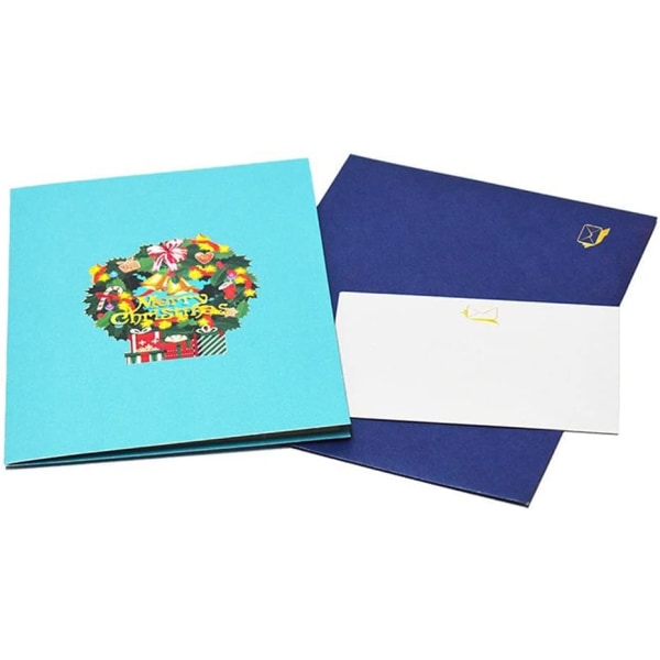 1 styck Julhälsningskort - 3D Pop-up Julhälsningskort