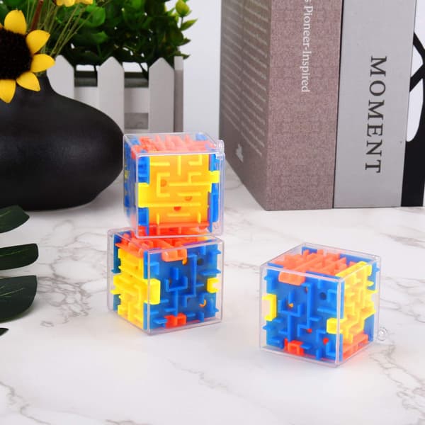 Sormi-kynä 3D kuutio-labyrintti-palapeli