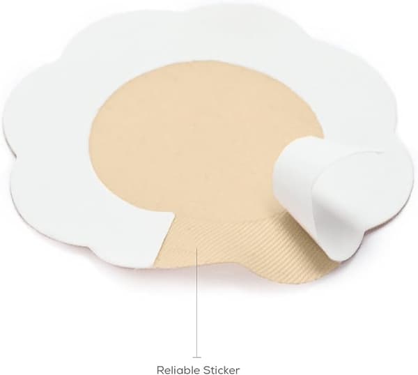10 Par Brystvorte Deksel Premium Dressing Blomstformet Brystvorte