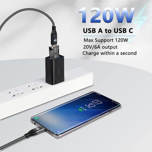 USB C till USB-adapter (19x36mm), USB 3.0A hane till USB C hona