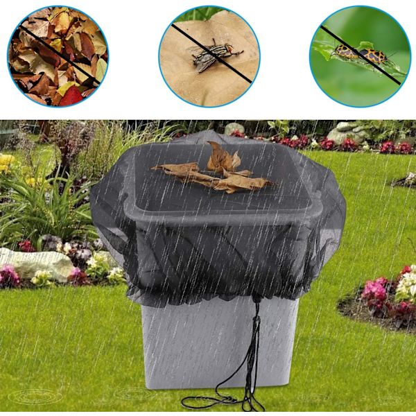 Regn Cistern Net Justerbar Regn Tønde Beskyttelsesnet Myggenet