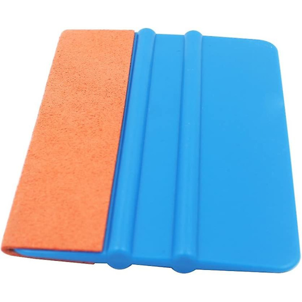 Högkvalitativ med mockakant för bilvinylfolie, hållbar fönsterfilmrakel, rakeldekal (2-pack, orange)