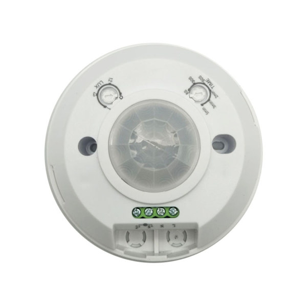 Hvid 360° sensor loftlampe, Loftmontering, Infrarød