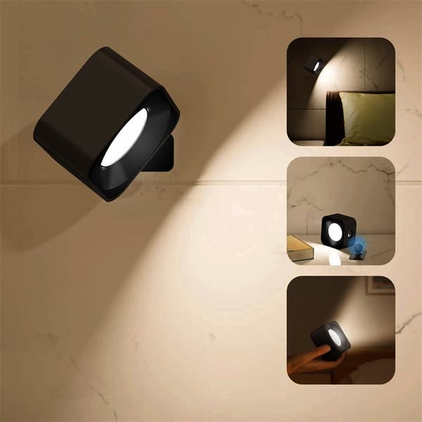 USB-ladbare vegglampe LED hode-seng-boklys