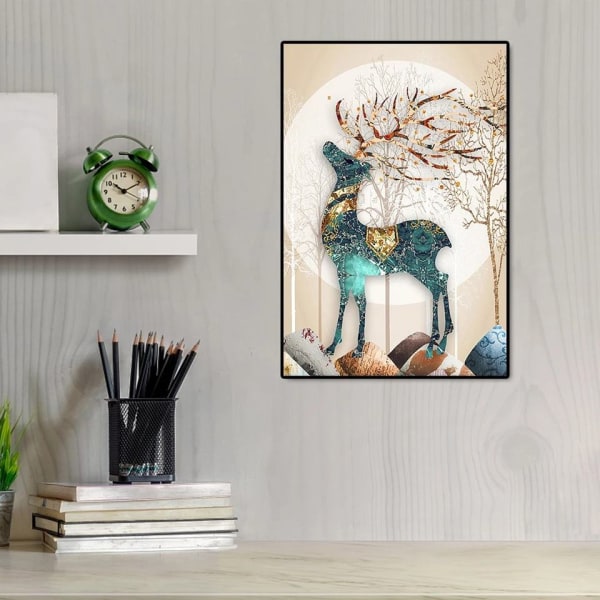 5D DIY Timanttimaalaus Hirvi Täyspyöreä Timantti DIY