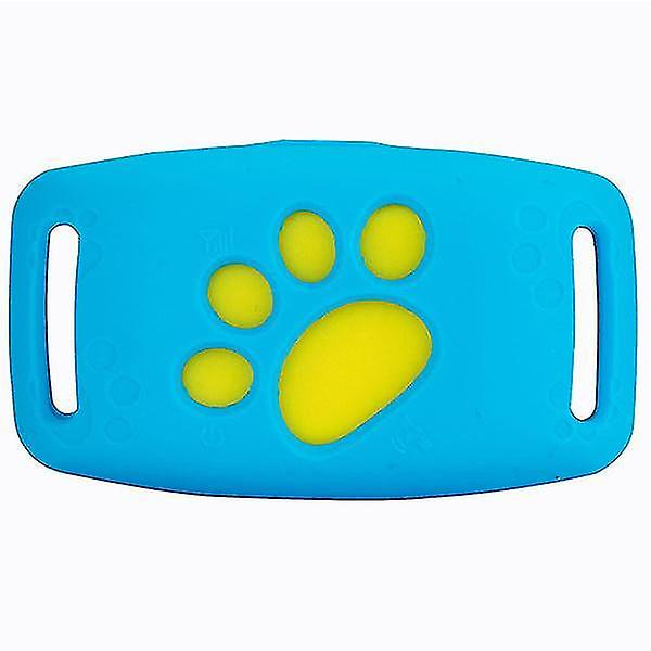 Smart GPS Katt- och Hundhalsband Tracker (ej lämplig för kattungar) Blå