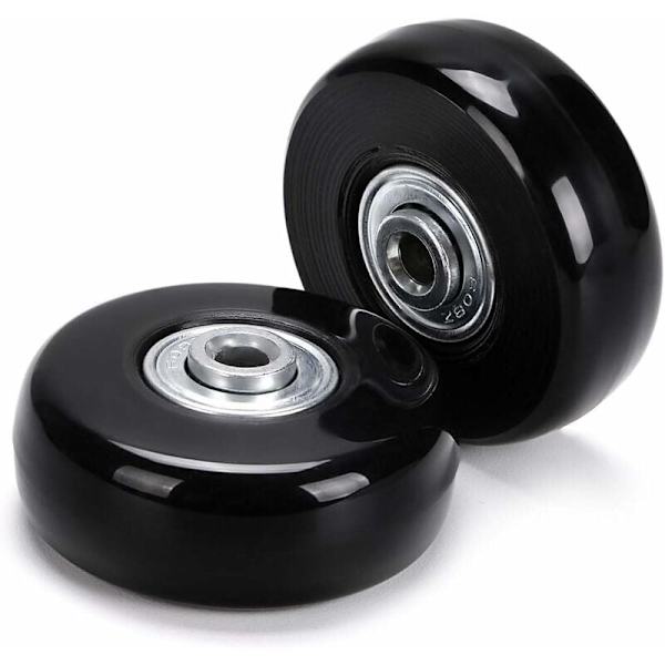 4 kpl 50x18mm matkalaukkujen korvaavat pyörät, kumipyörät kääntyvät C