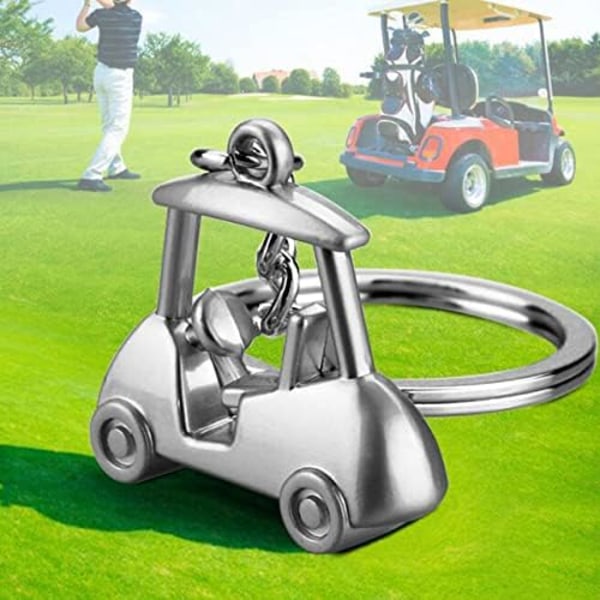 1 nyckelring golfvagnshänge nyckelring neutral nyckelorganisatör