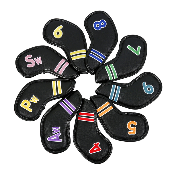 Sorte 9 Golfkølledeksler Golfprodukter Golfputterdeksler Pratts