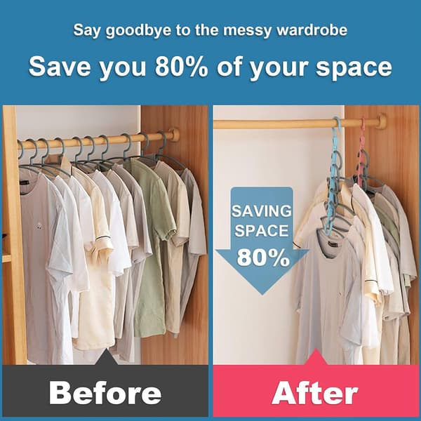 6 Vaatehyllyä Kaappitilan Säästämiseen, Magic Clothes Racks