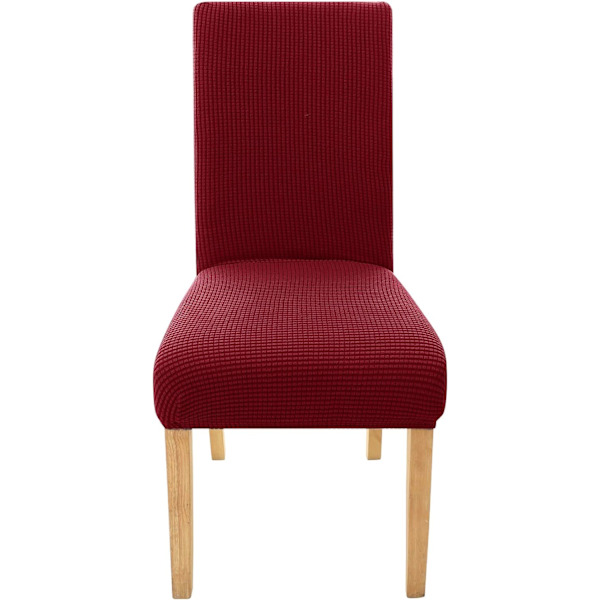 2 stk., (Bordeaux), Jacquard Mikrofiber Stolseter Bryllup