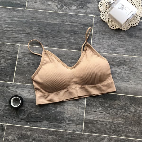 4 Stk. (L) Camisole BH med Polstring til Kvinder