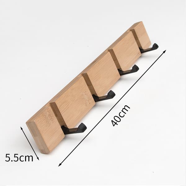 Foldbar kleskrok, solid tre dørkrok, kleskrok, håndkle
