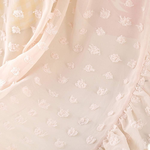 Elegant Sengestopp for Baby- og Juniorseng - Blonder og Tyll Myggnett