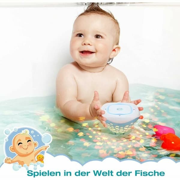 Pool Lights, Underwater Bathtub Light with Fish Projection, Float