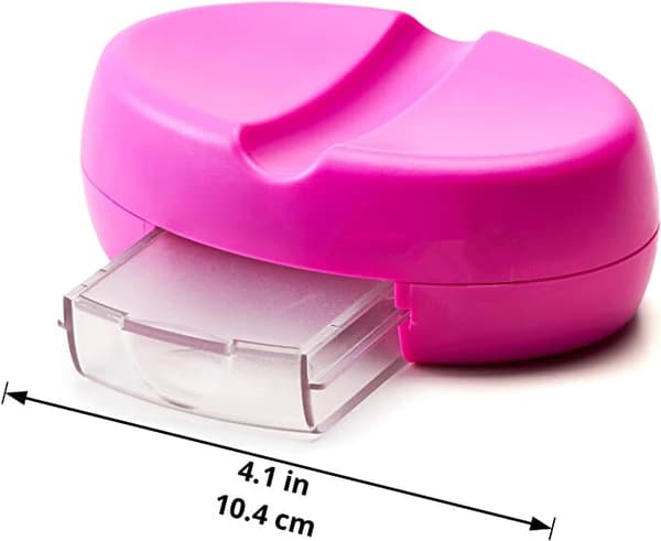 Magnetisk nåleplate med skuff (magenta)