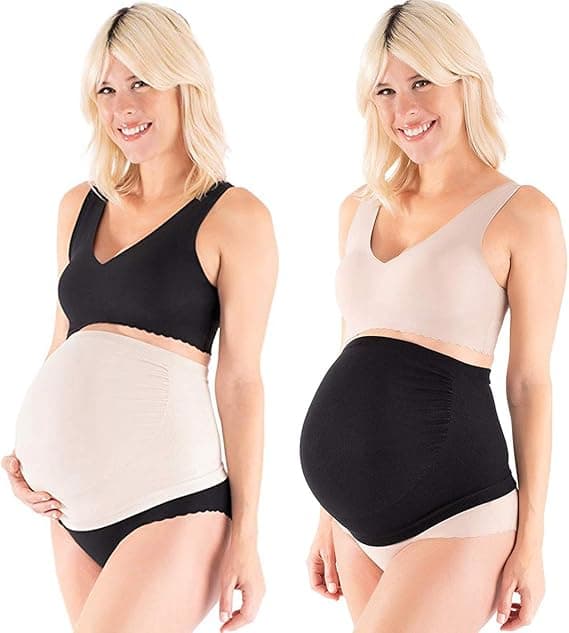 2 stk Graviditetsmagebånd (M, 85-95 cm) - Hodebånd for gravide