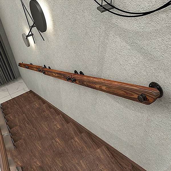 Käsijohde Portaiden Käsijohde 30cm, Turvallinen Liukumaton Puinen Sisätiloihin