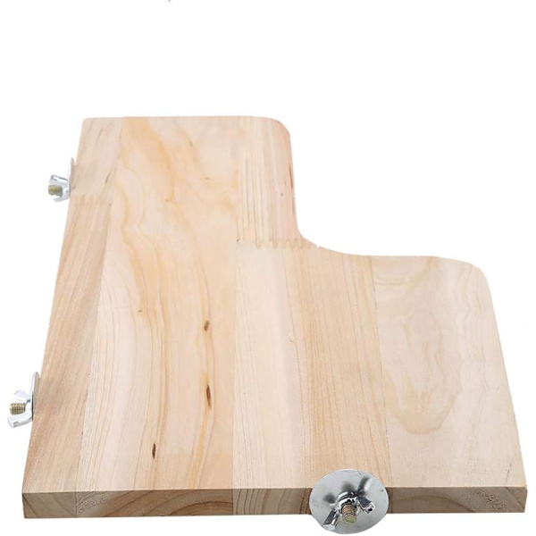 1 stycke 33,5 * 21,5 * 1,3 cm L-formad studsbräda för katt