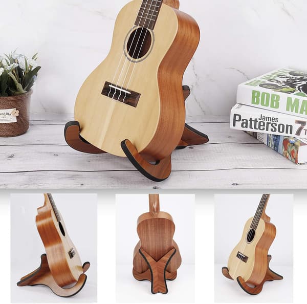 Avtakbar Treukulele Stativ Foldbar Gitar Stativ Solid