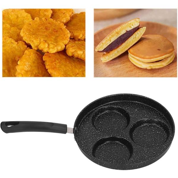 1 st ägg stekpanna 3 koppar pannkakspanna Non-stick metall järn