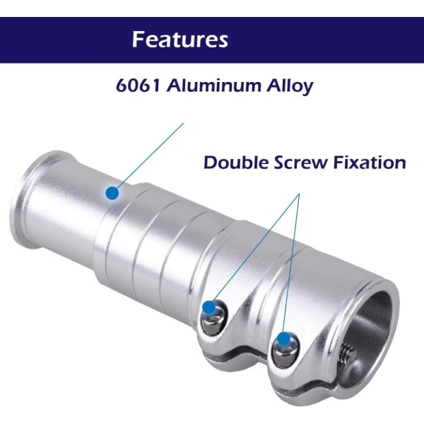 Aluminiumlegering Styre Riser Extender Stem MTB Gaffelstam