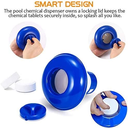 1 flydende klor-dispenser til swimmingpools, svømning