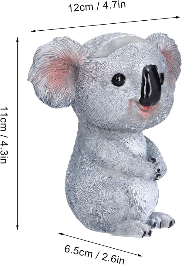 Glasställ, 11 Cm Koala Djurformad Glashållare Glas