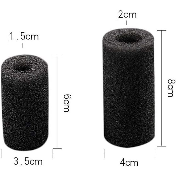 24 stk. 22 mm Akvariefilter Svamp, Biokemisk Filter Svamp Akvarie