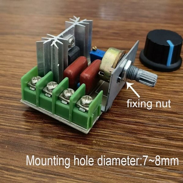 3 st AC 110V-220V 2000W SCR Hög Effekt Elektronisk Spänningsregulator