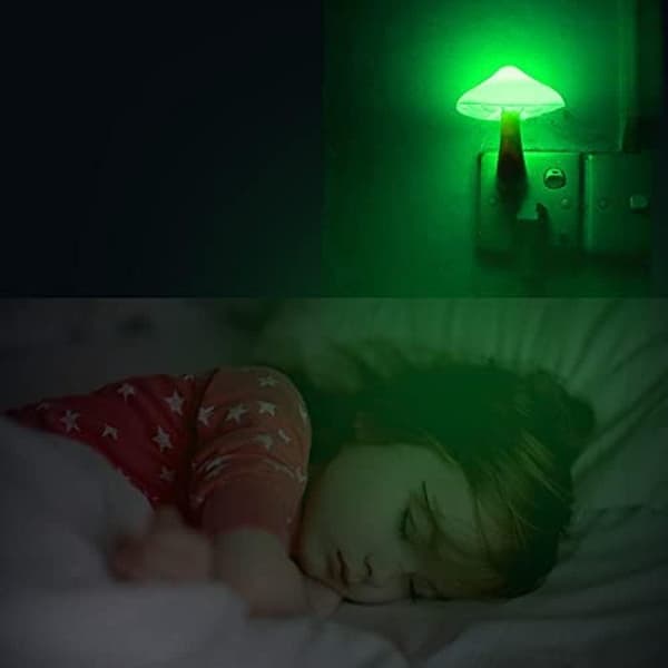 1 stk. (Grønt lys) Sensor LED Natlys til Voksne
