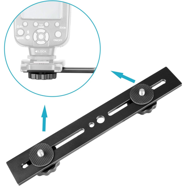 1 stk 3D Stereo Kamera Stativ Stativ (Svart)