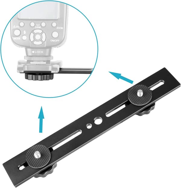 1 Stk. 3D Stereo Kamera Tripod Stativ (Sort)