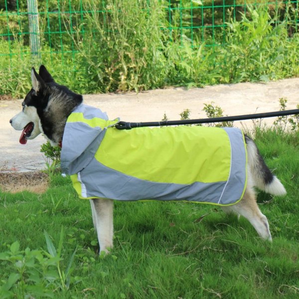 Vanntett Hundekåpe Anti Regn Snøjakke Vinter Refleks