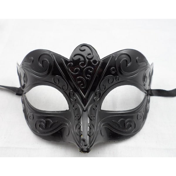 Glitter Venedigmask Midnight Black Venedig Maskerad Venedig