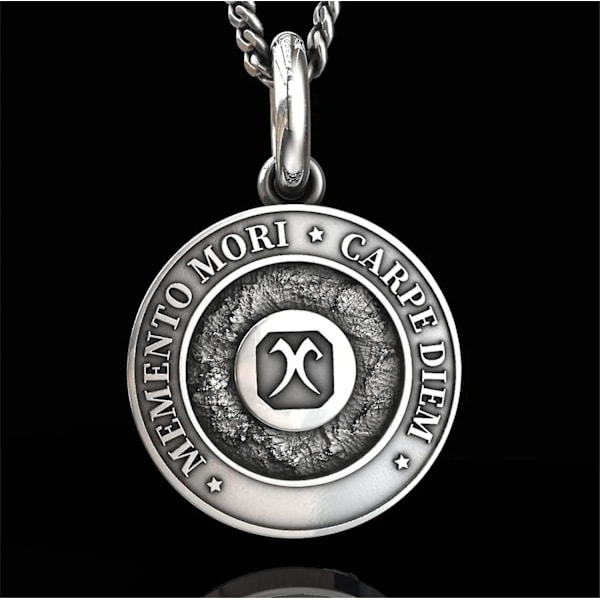 Memento Mori -kaulakoru Carpe Diem -riipus 3D-kallonaulakoru minulle