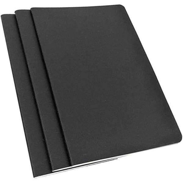 Skitsebog Tom skitsebog med sort vellum-omslag til