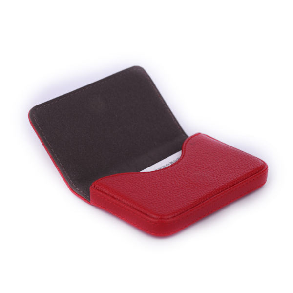 1 x Läder Business Card Holder för Män eller Kvinnor, Business Card