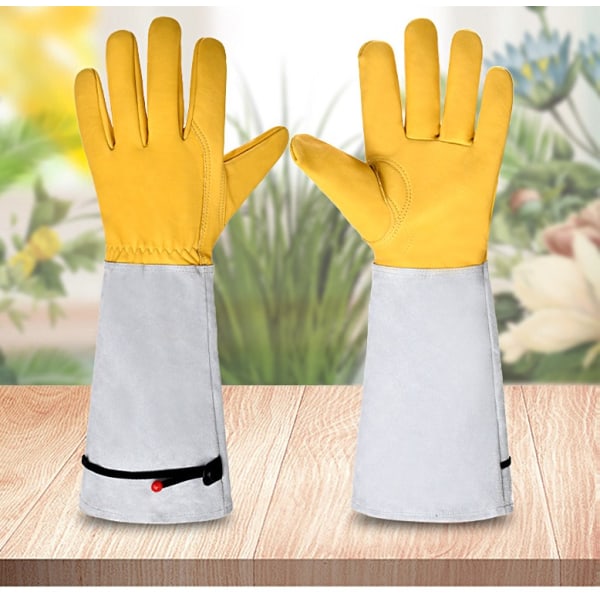 size sGardening Gloves Women/Men Leather Gardening Gloves - Gift