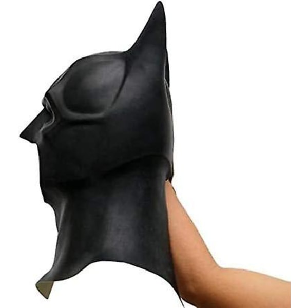 Realistinen lateksi-Batman-naamio, täydellinen naamio Halloweeniin, naamiaisiin, karnevaaliin, cosplayhin