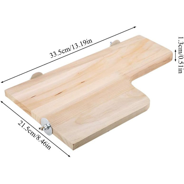 1 stycke 33,5 * 21,5 * 1,3 cm L-formad studsbräda för katt