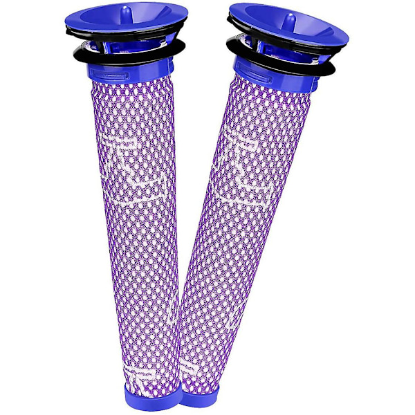 2 st dammsugarfilter för Dyson V6 V7 V8 Dc58 Dc59 Förfilter Pre-motorfilter